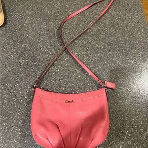 Coach Rose Leather Crossbody Bag